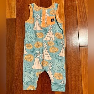 Rags to Raches Tank Henley Capri Rag Romper Aurora Floral Disney